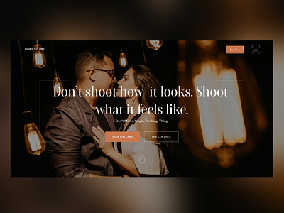 Photography Landing Page