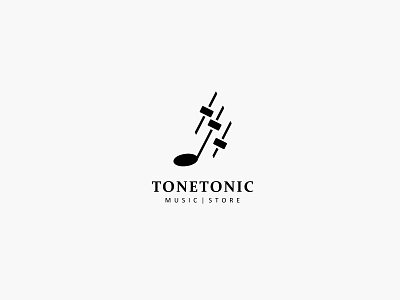 Tonetonic branding design design inspiration flatlogo graphic design illustration logo minimalist minimalistlogo music studio vector