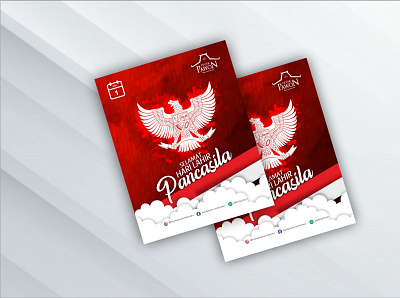 Hari Lahir Pancasila - Flyer - Peyek Pawon artwork banner branding brochure design flyer flyerdesign graphic design illustration logo pancasila peyekpawon simpleflyer