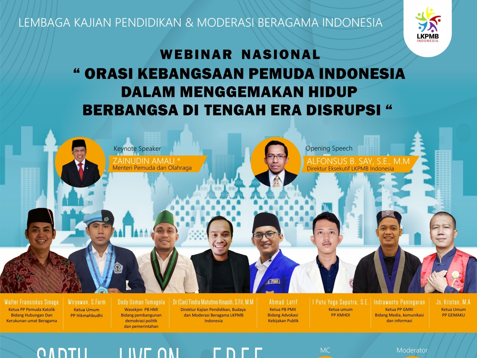 Webinar Orasi Kebangsaan Pemuda Indonesia by Macrocut Creative on Dribbble