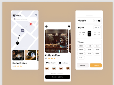 Coffee shop app
