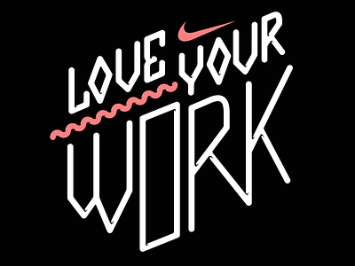 Nike - letterings branding lettering nike typography valistika