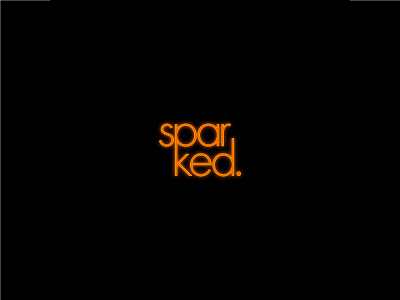 Sparked Logo Design futura graphic design identity design logo design sparked