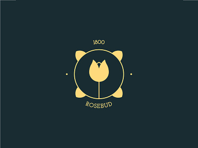 1800-Rosebud Logo Design graphic design identity design josefin slab logo design rosebud