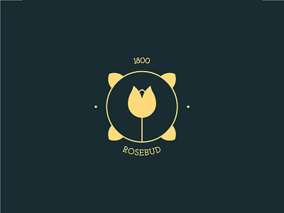 1800-Rosebud Logo Design