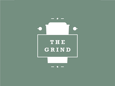 The Grind Logo Design coffee shop graphic design identity design logo design the grind