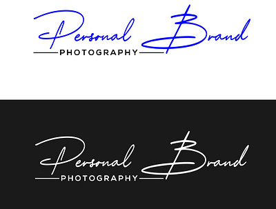 Personal Branding Signature Photography Logo calliography font logo design handwritten font logo logo logo design personal branding signature logo personal signature logo photography signature logo script logo signature logo typography logo