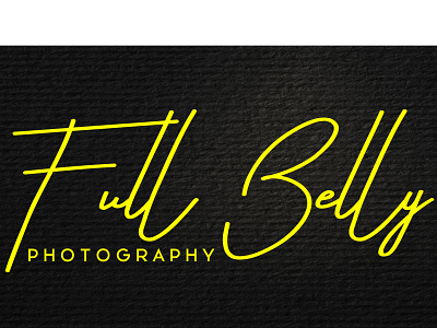 Photography Signature Handwritten Logo