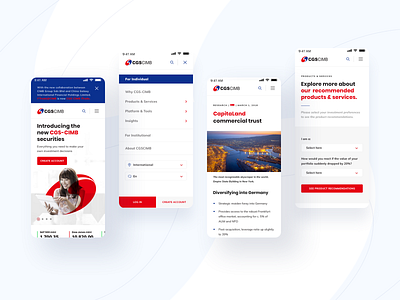 CGS-CIMB Securities / Mobile Responsive Design