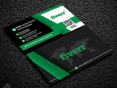 Creative Business Card Template brand identity branding business business card business card design business card template corporate corporate business card corporate identity creative design fiverr graphic design identity illustration logo modern template ui vector