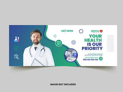 Facebook Cover Template banner design branding corporate creative design facebook ads facebook cover facebook post graphic design healthcare facebook cover instragam post logo medical facebook cover medical social media post motion graphics social banner cover social media banner social media design social media post ui