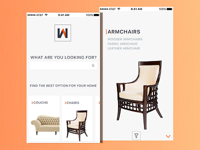 Luxury Furniture E-Commerce app