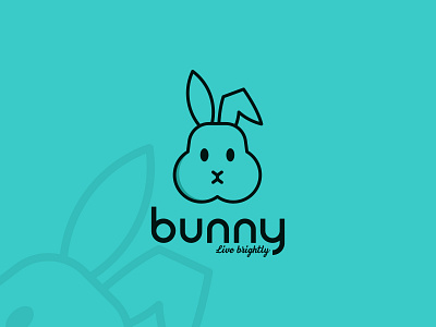 Bunny Logo brand design brand identity branding bunny logo businesslogo design ecomerce graphic design icon logo logodaily logomark lovelogos minimal onlinestore pet logo portfolio selllogo trendlogo vector