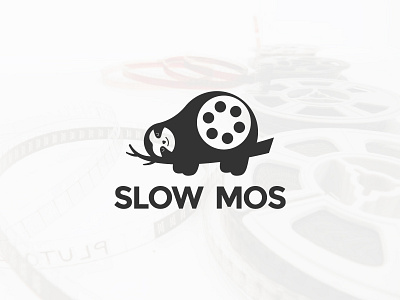 Slow Mos Logo brand design brand identity branding clean design dribbble flatlogo flim flimlogo flimroll graphic design logo logos logotype minimal movielogo portfolio slothicon sloths vector