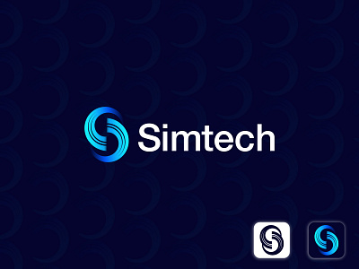 Simtech Modern Logo design