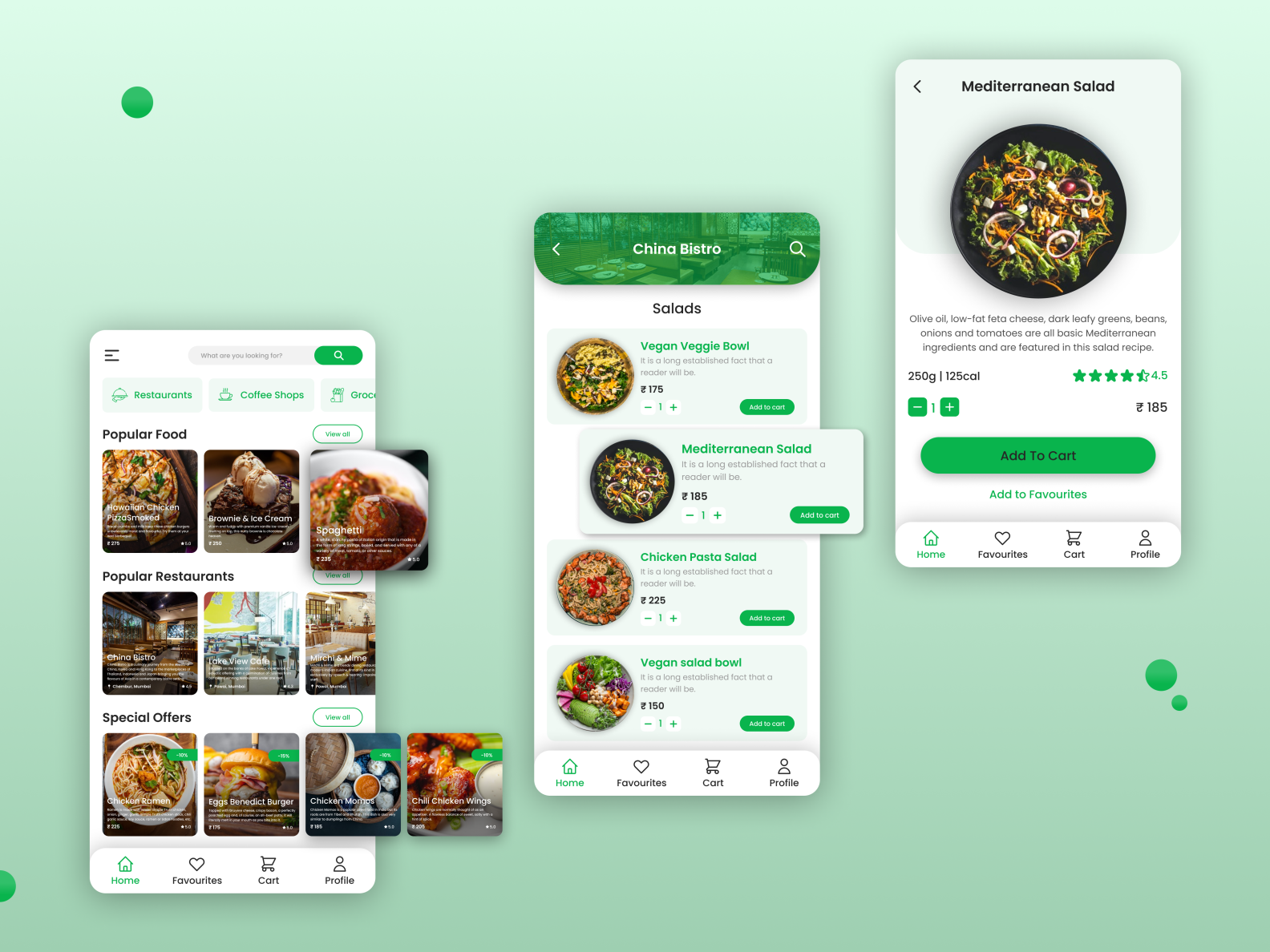 Food ordering mobile app design by Amaan Jambura on Dribbble