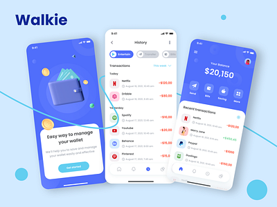 Wallet App app design ui