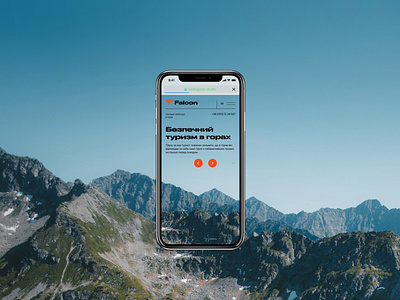 Falcon Website 2020 adaptation branding daily ui design gps home screen mobile mountains navigation screen signal slider tourist trand typography ui uiux web website