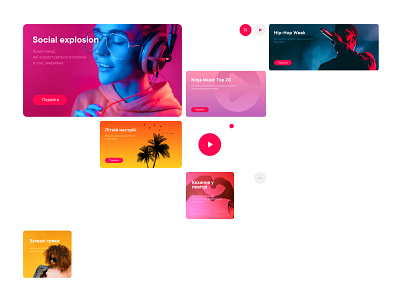 Ninja Music 2021 behance buttons cards chart charts clean minimal music play player playlist sufle tile top tracklist typography ui ux