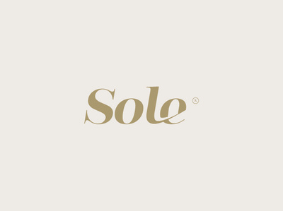 Sole 2018 2019 brand branding clean design flat free identity logo typography vector