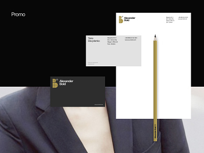 Alexander Bold 2019 alexander brand branding business business card clean design facebook flat free identity instagram logo minimal pencil promo smm social typography