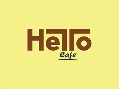 Hello Café Logo Design