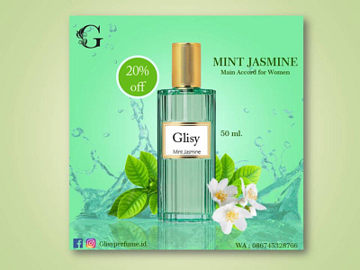 perfume Glisy advertising for instagram advertising commercial feed instagram perfume social media