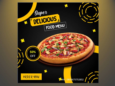 Design Ideas Poster Pizza food