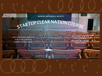 Startup Clear Nation Course BANNER 3d animation banners branding courses banners fashion banners graphic design logo motion graphics social meddia banners ui