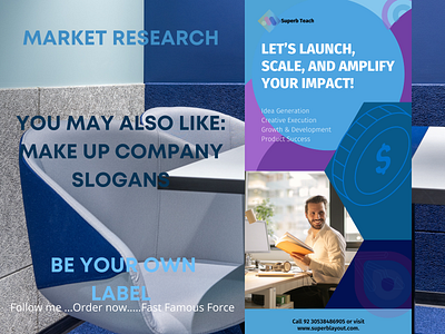 Market Launch Scale Vertical BANNER