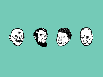 Famous Leaders illustration