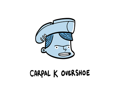 Carpal K Overshoe character design graphic design hand drawn illustration illustrator