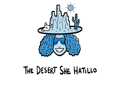 The Desert She Hatillo character design graphic design hand drawn illustration illustrator