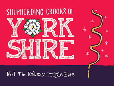 Shepherding Crooks of Yorkshire - No.1 The Embsay Triple Ewe