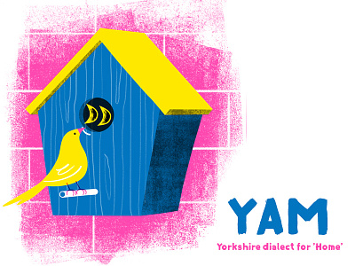 Yorkshire Dialect - Yam home illustration illustrator riso print risograph yam yorkshire yorkshire dialect