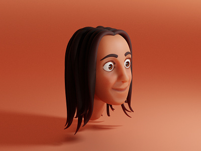 Character head 3d aladdin aladin blender cartoon character handsome head mowgli prince render sculpting