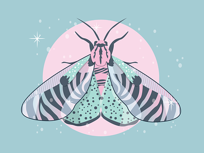 Little Pastel Moth design halloween icon illustration kawaii logo moth pastel spooky vector