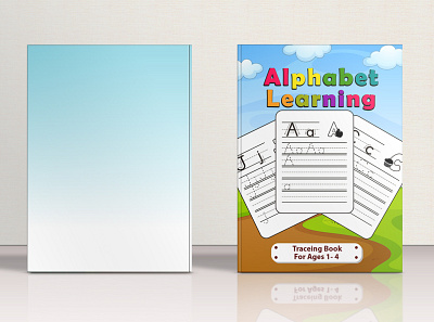 Alphabet Learning Tracing Book For Kids 3d branding graphic design ui