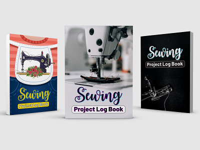 Sewing project log book book design graphic design journal kdp logbook motion graphics project sewing