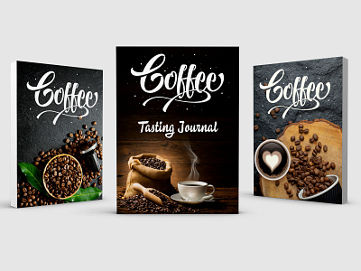 Coffee Tasting Journal book design coffee graphic design journal logbook tasting