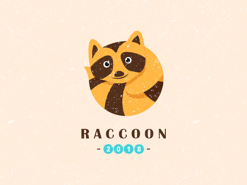Logo Raccoon by Machao on Dribbble