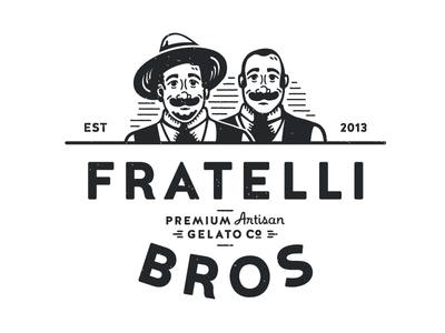 Fratelli Bros Updated brand bros brothers fratelli identity logo