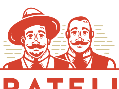 Updated Bros bros fratelli gelato logo