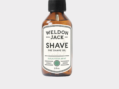 Mens Grooming Labels goods legacy oil shave weldon jack well done jack