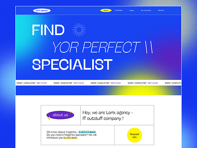 Lorix.Agency Corporate Landing Page