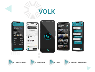 VOLK APPLICATION app design mobile ui ux