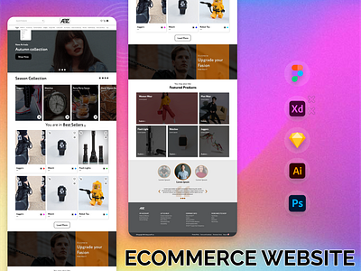 A2Z(ECOMMERCE WEBSITE) 3d app design graphic design illustration mobile motion graphics ui userinterface ux website