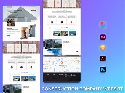 Angels Contracting(Construction Web Design)