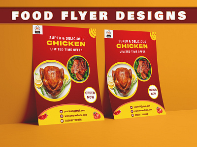 Food flyer design