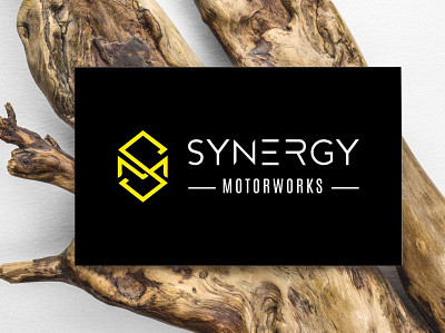 Synergy Motorworks branding design logo monogram
